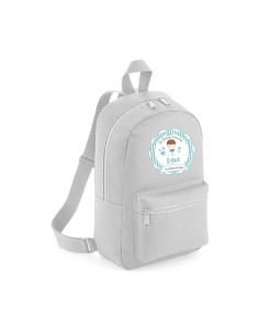 Mochila Medium Nylon Comunión Menta Niño, color a elegir