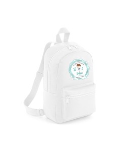 Mochila Medium Nylon Comunión Menta Niño, color a elegir 2