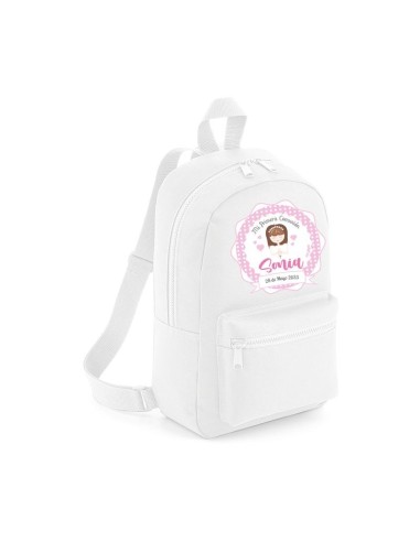 Mochila Medium Nylon Comunion Niña. color a elegir