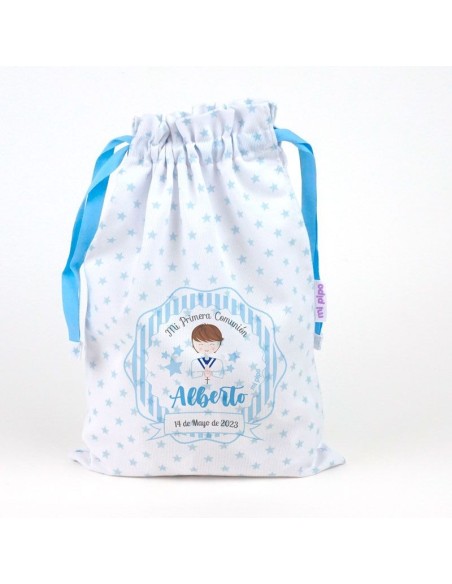 Saquito Comunión Niño personalizada