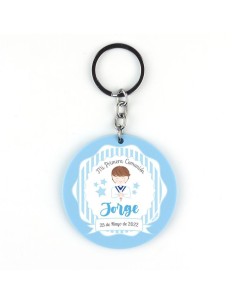 Llavero Metacrilato Comunión Niño personalizado
