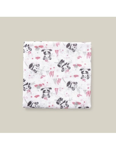 Pack de gasas panda rosas