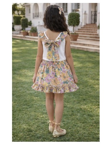 Alma Petit conjunto falda floral