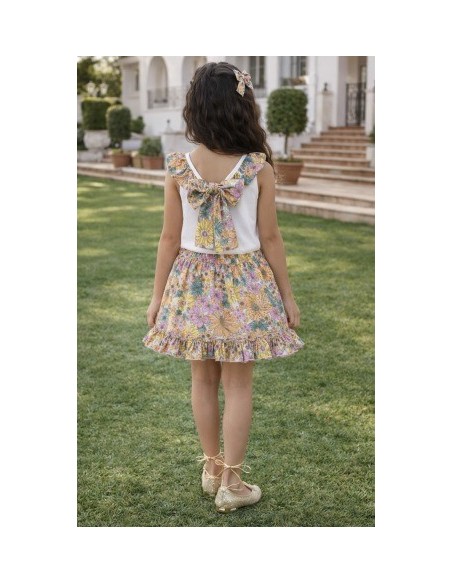 Alma Petit conjunto falda floral