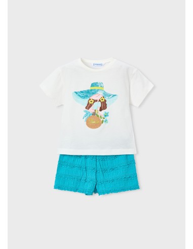 Mayoral conjunto niña  con volantes
