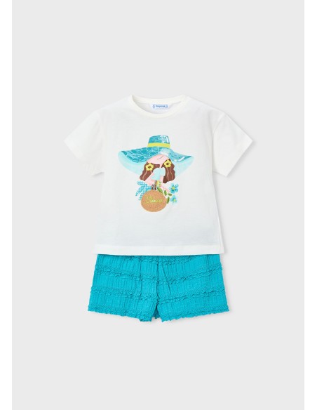 Mayoral conjunto niña  con volantes