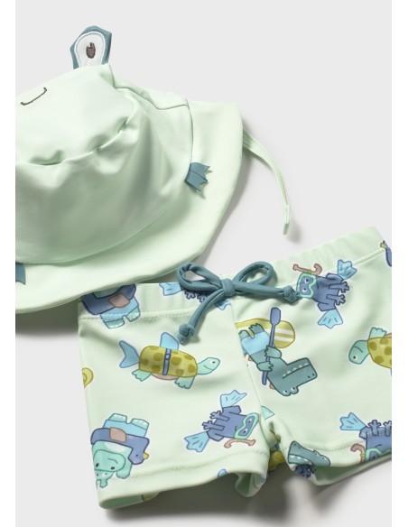 Conjunto baño bebe hipopótamo