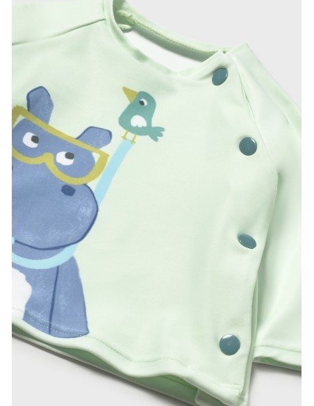 Conjunto baño bebe hipopótamo