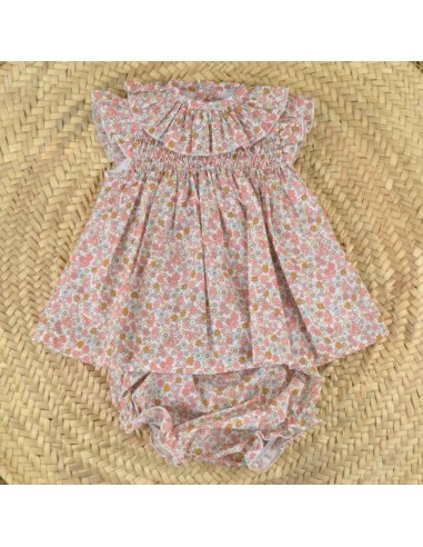 Baby ferr vestido con braguita flores.