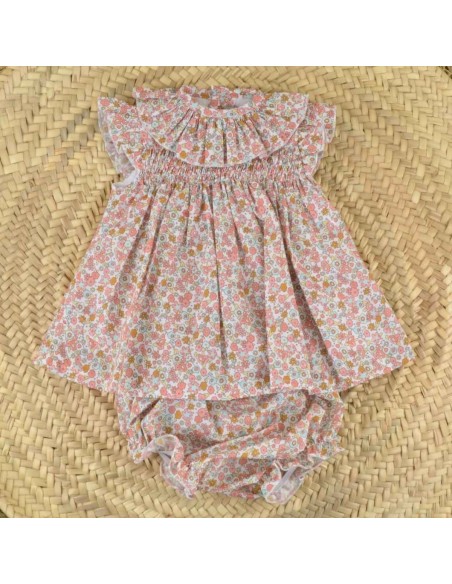 Baby ferr vestido con braguita flores.