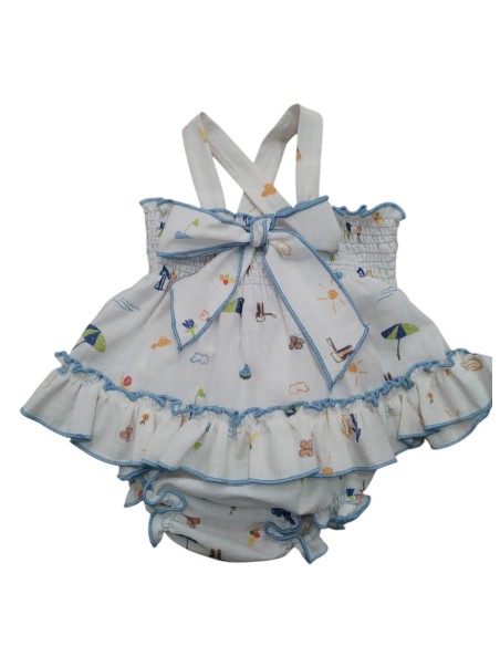 Anacastel vestido con braguita.