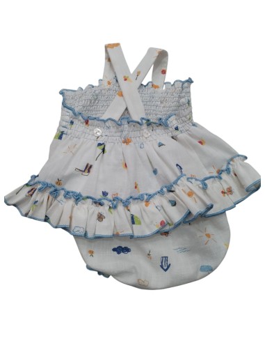 Anacastel vestido con braguita.