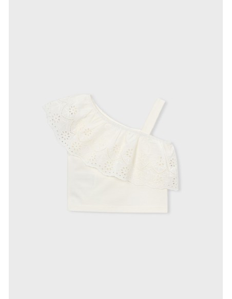 Camiseta con tirante perforado