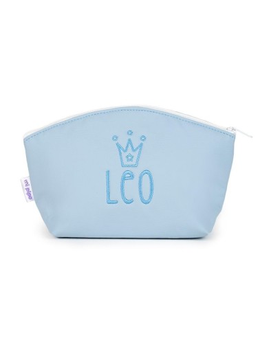 Neceser Polipiel Basic Azul Personalizado