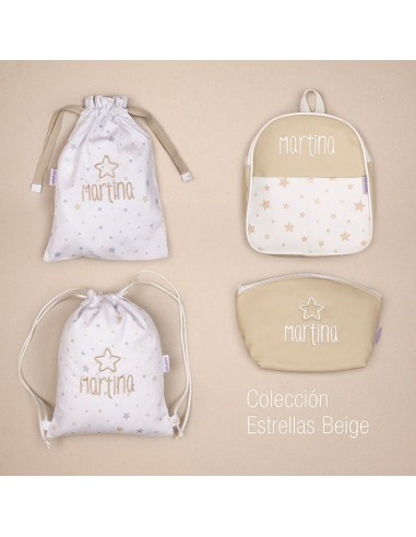 Neceser Polipiel Basic Beige Personalizado