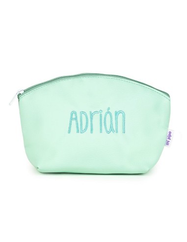 Neceser Polipiel Basic Menta Personalizado