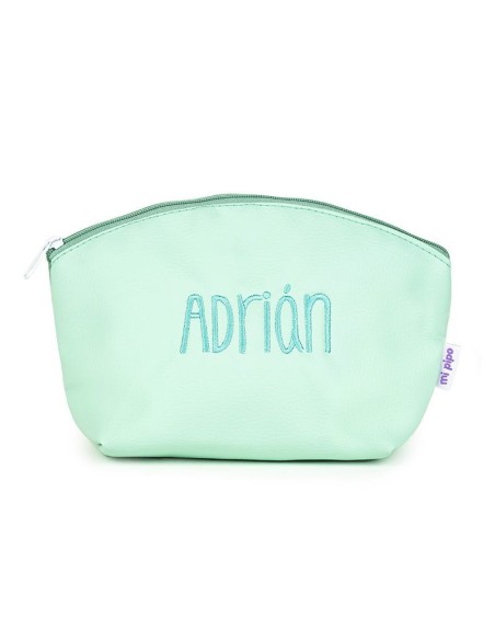 Neceser Polipiel Basic Menta Personalizado