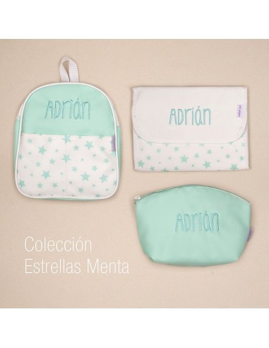 Neceser Polipiel Basic Menta Personalizado