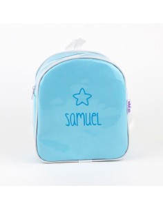 Mochila Gloss Azul personalizada