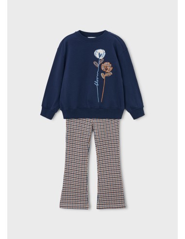 Conjunto leggins y sudadera niña Mayoral