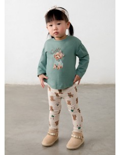 Conjunto camiseta y leggins cute Mayoral