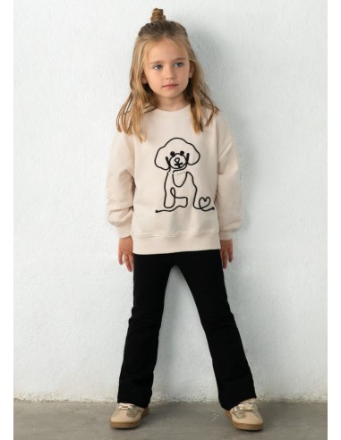 Conjunto sudadera y leggins perro niña Mayoral